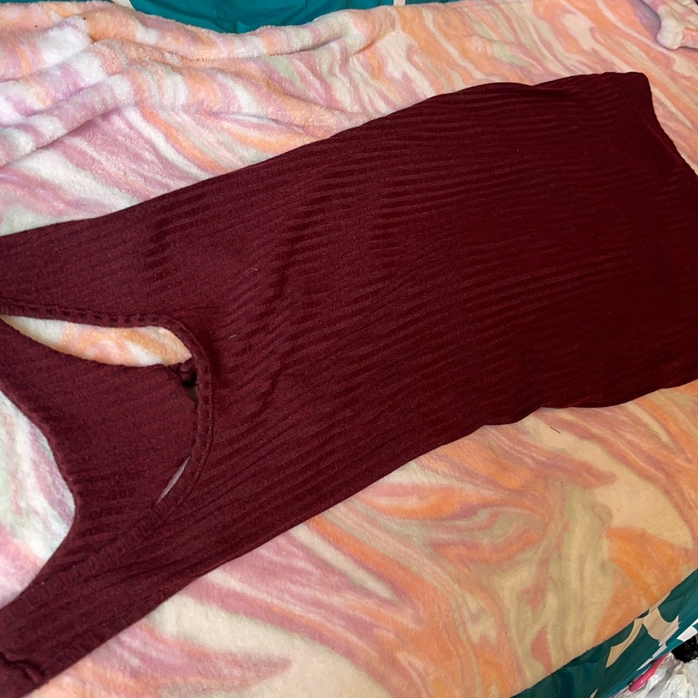 Maroon Fashion Nova dress